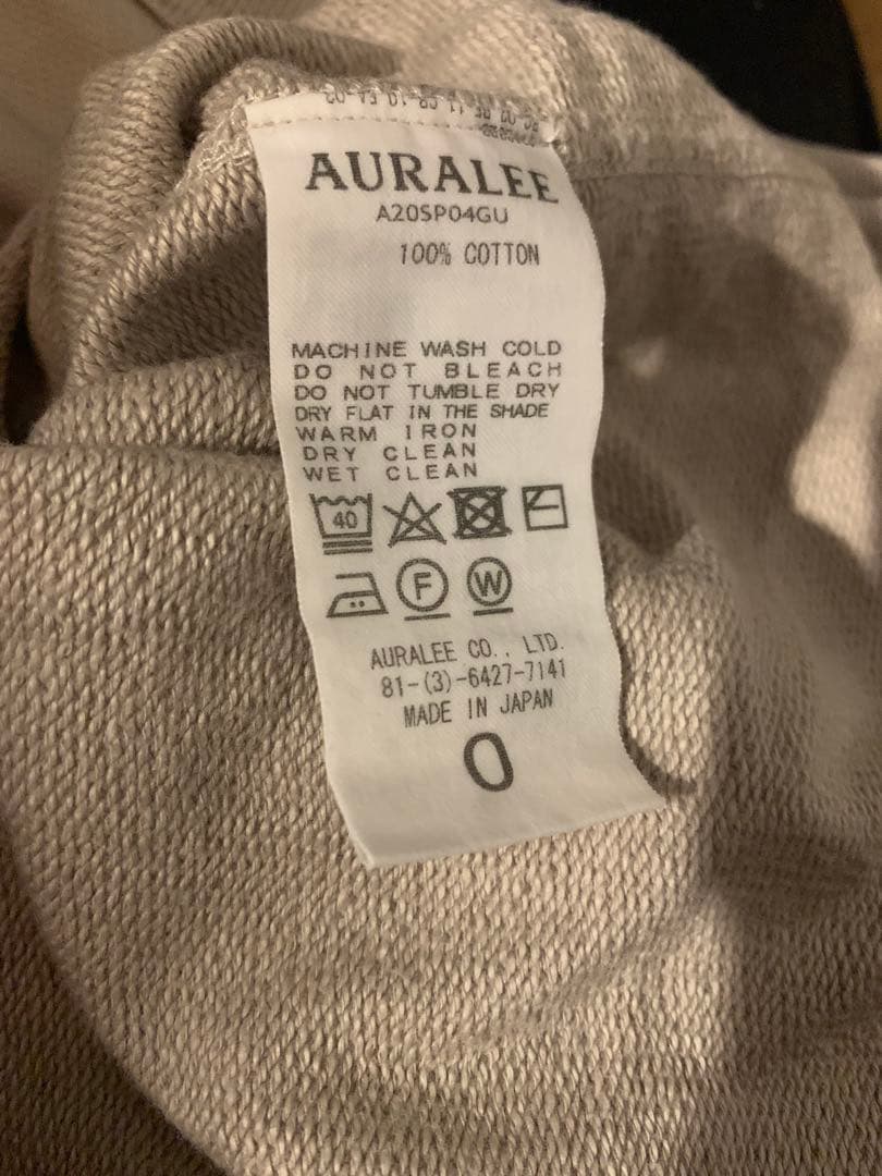 ✴︎AURALEE SUPER SOFT SWEAT BIG P/O✴︎