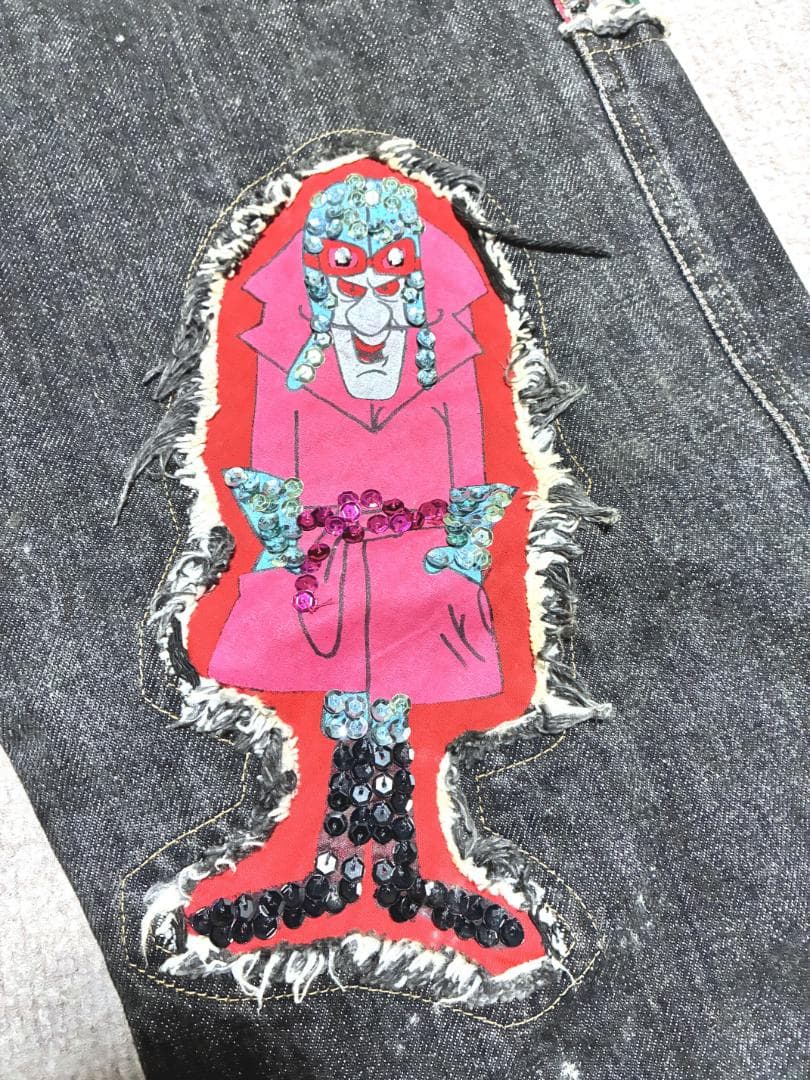 FICCE(フィッチェ) ヨシユキコニシ チキチキマシン ブラックデニム 美品