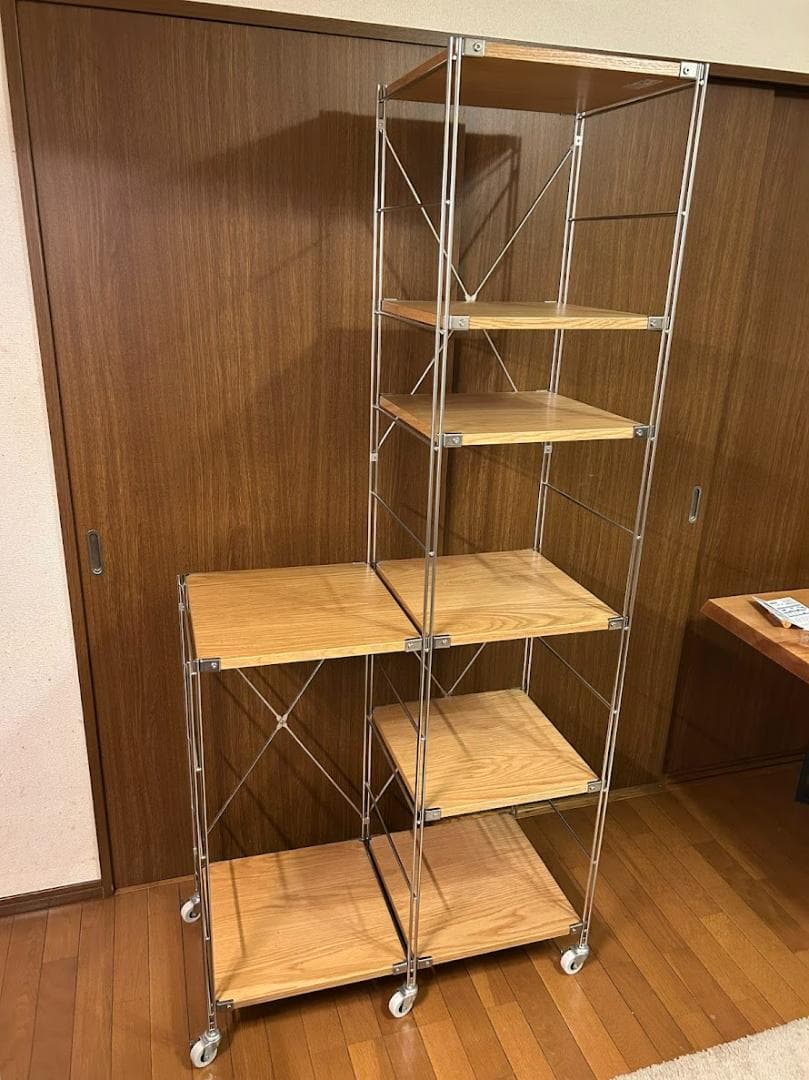 無印良品　ステンレスユニットシェルフ（目黒区まで引き取りに来て頂ける方のみ）