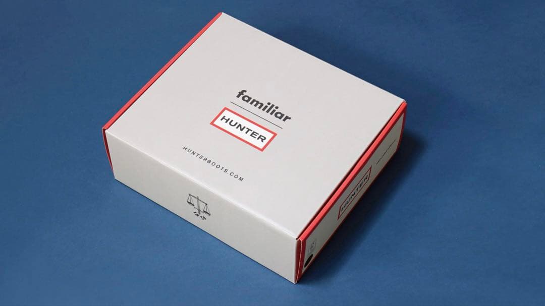 新品 未使用 ファミリア ハンター HUNTER コラボ レインブーツ 005