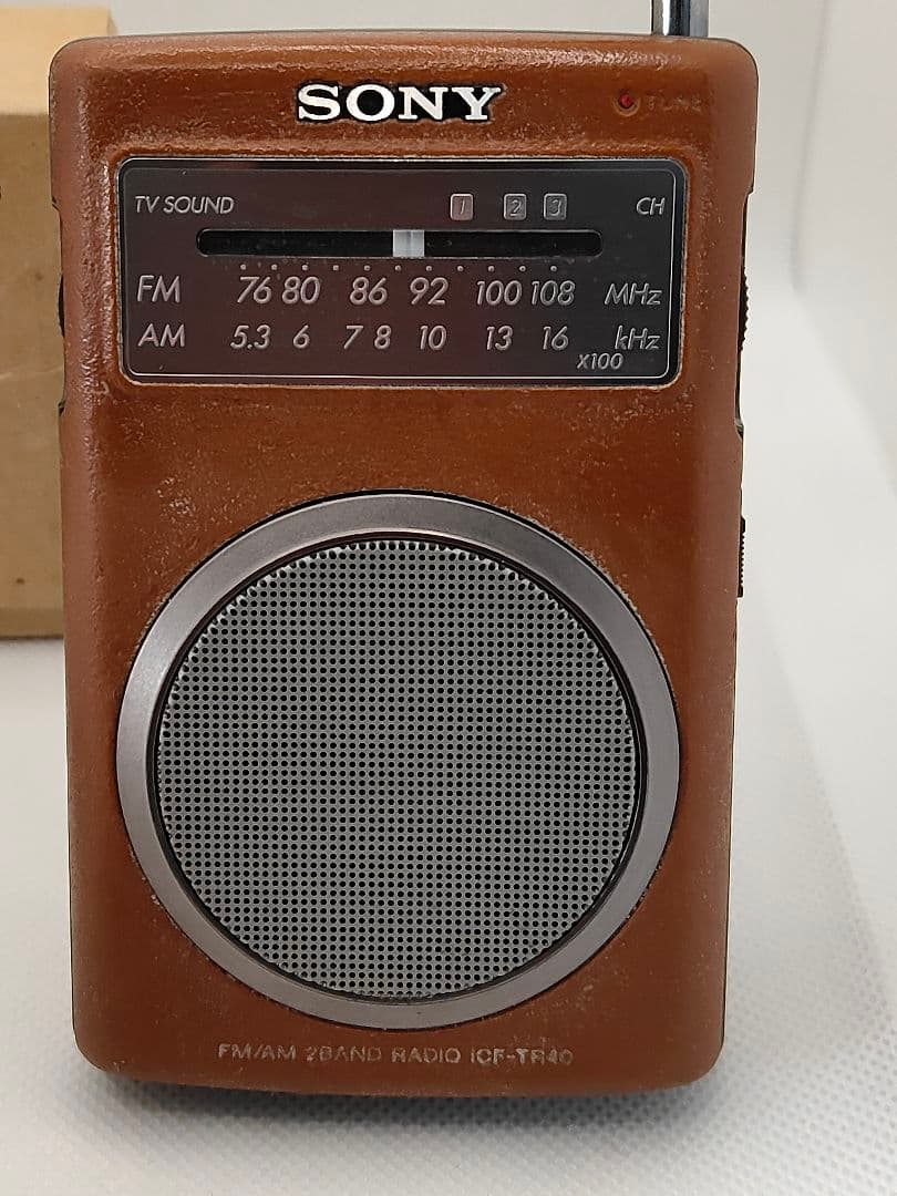 SONY ICF-TR40 FM/AMラジオ(1995年製)1チップIC