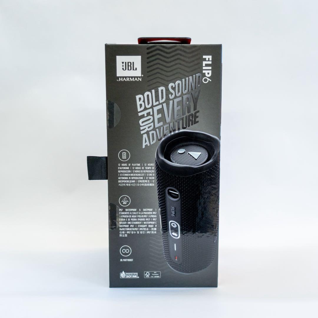 【新品未開封】JBL FLIP6 ブラック Bluetoothスピーカー