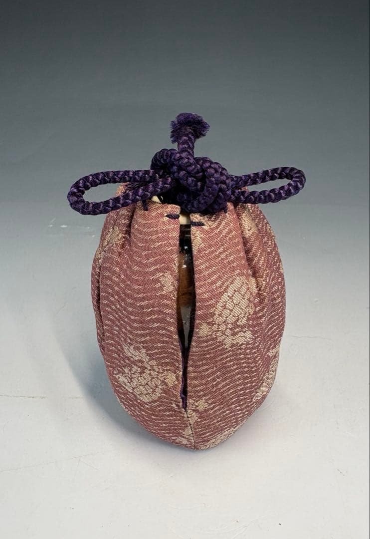 【中古品】沈壽官　瓢茶入　瓢箪から駒（合わせ箱）USED〈税込•送料込〉午年　馬