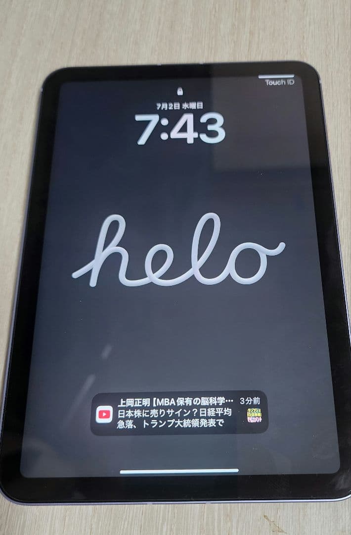 iPad本体 iPad mini (A17 Pro) 128G Wi-Fi +Cellular