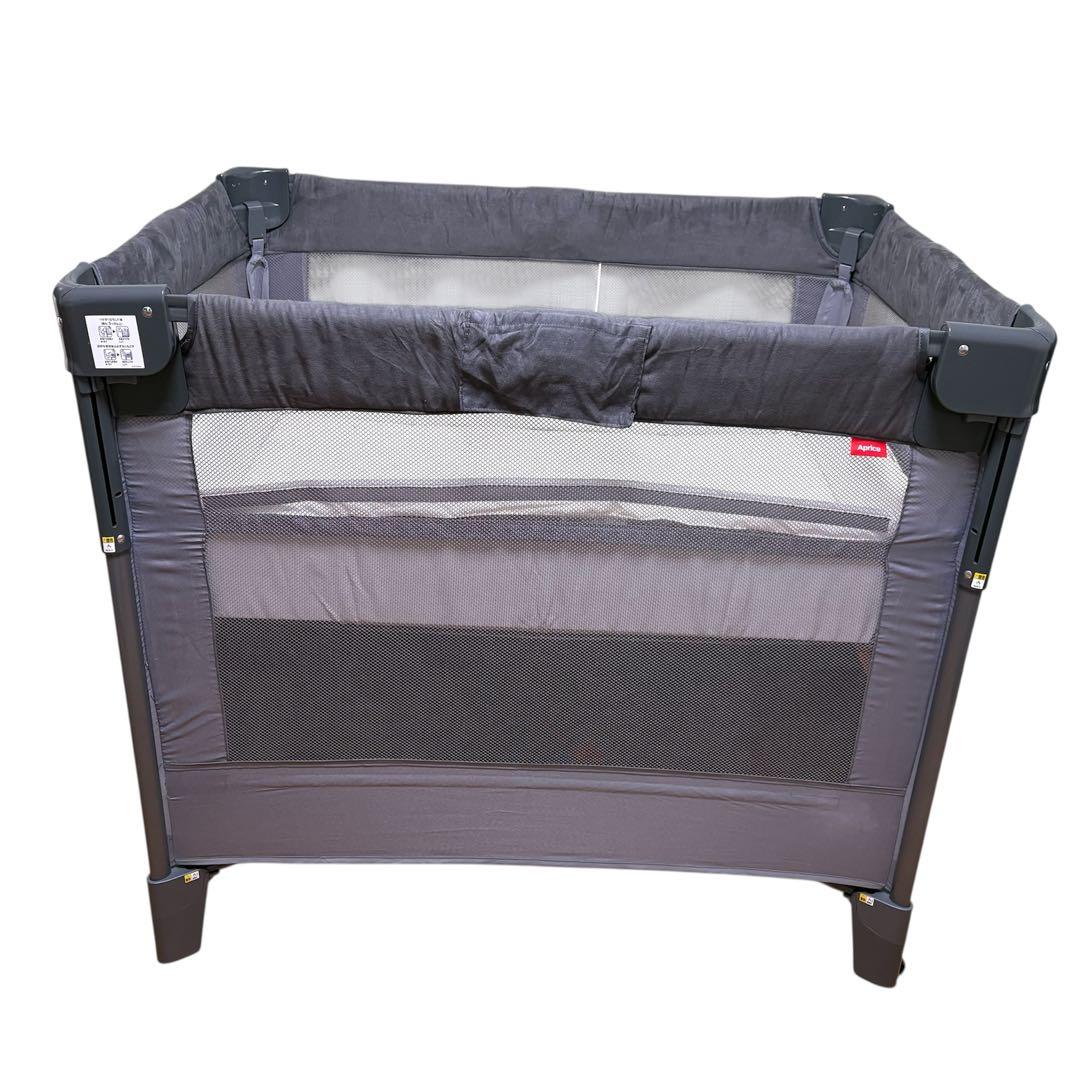 Aprica アップリカ ベビーベッド ココネルエアープラス AB グレー