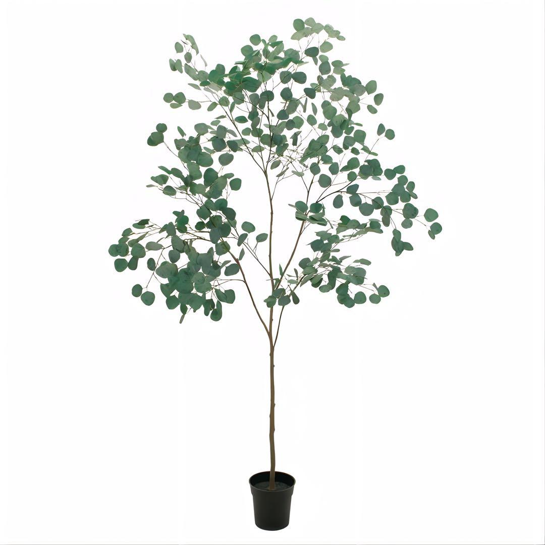 光触媒　人工観葉植物　ウォールグリーン　フェイクグリーン　ユーカリポット180