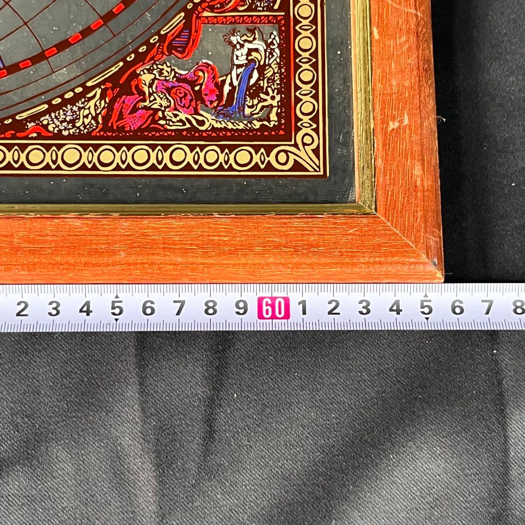 英国製 ヴィンテージ MERIDES パブミラー 鏡 アンティーク オシャレ