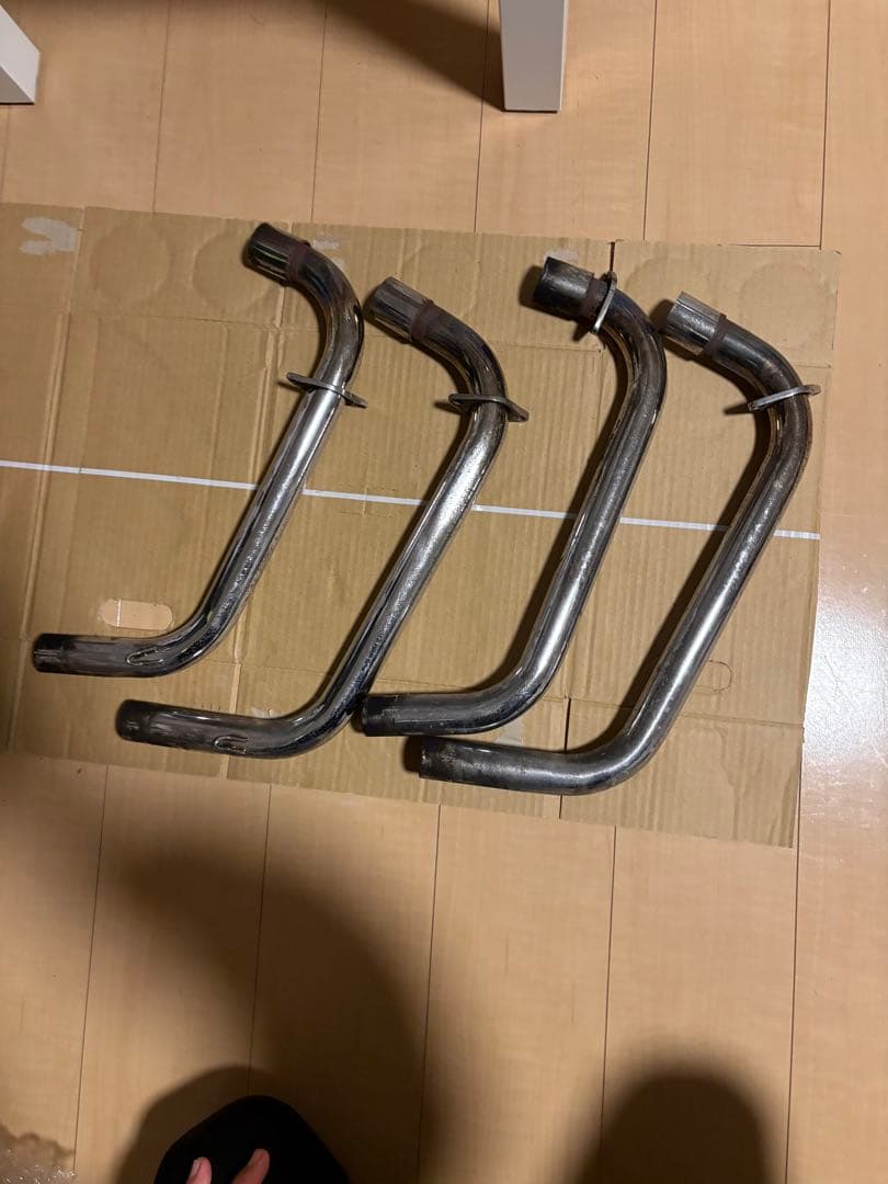 ゆ*ー様 ゼファー400 用50.8πマフラー フランジ付き