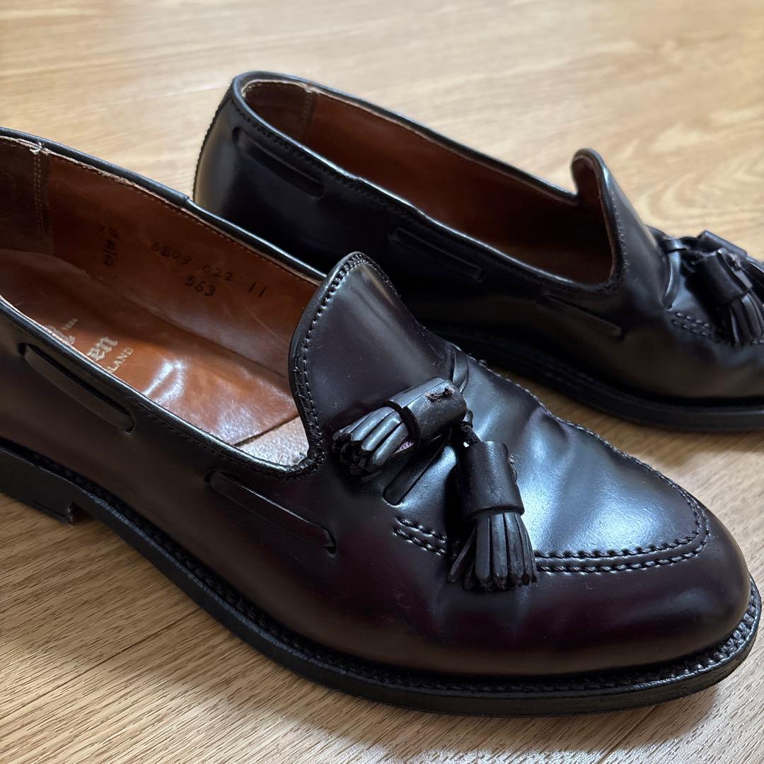 てんてけてん♫オールデン　タッセルローファー　コードバン