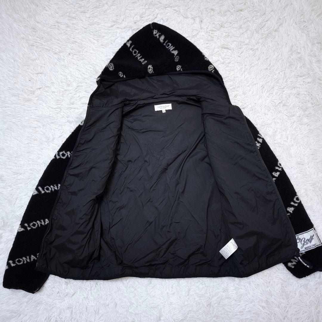 【極美品】23AW MARK&LONA マークアンドロナ ボアブルゾン 46 黒