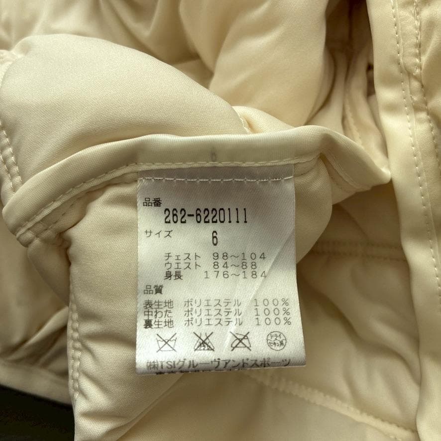 【2WAY】ジャックバニー 中綿ジャケット XL ベスト ホワイト ゴルフ 軽量