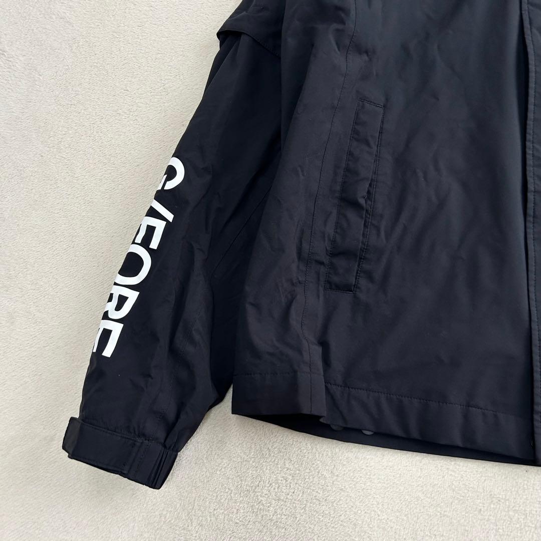 G/FORE ゴルフ 2way ジャケット ロゴプリント ジーフォア　黒　L