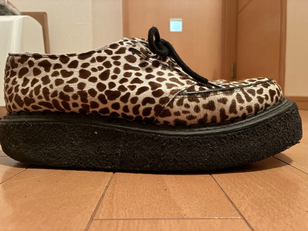 E COX/ジョージコックス/ヒョウ柄/豹柄/ラバーソール/UK7