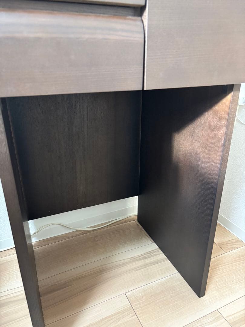 【2/1 23:59まで】ニトリ　一面鏡ドレッサー【送料込　椅子別売り】