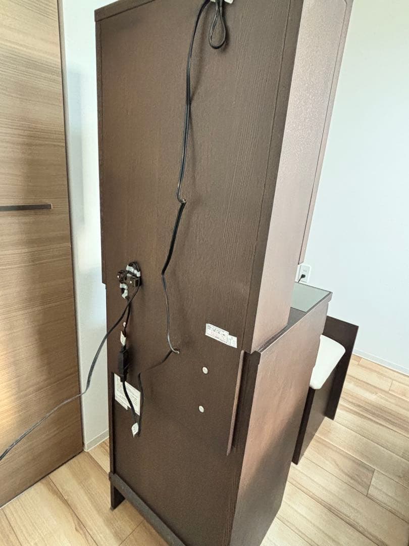 【2/1 23:59まで】ニトリ　一面鏡ドレッサー【送料込　椅子別売り】