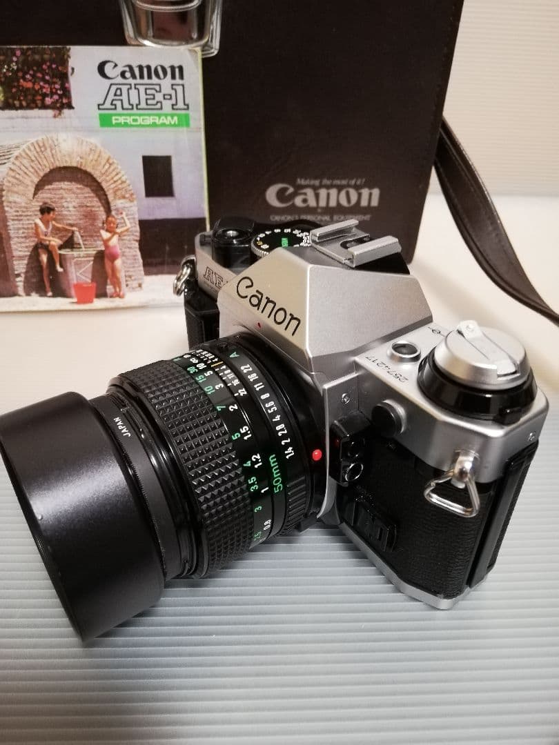 CanonAE-1 Program フィルム 50mmレンズ 説明書付き