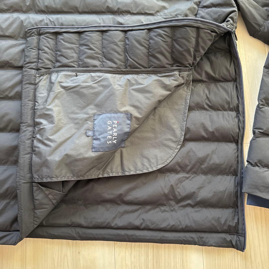 現行モデル　パーリーゲイツ　中綿　ダウン　ジャケット　黒　ブラック　L〜XL相当