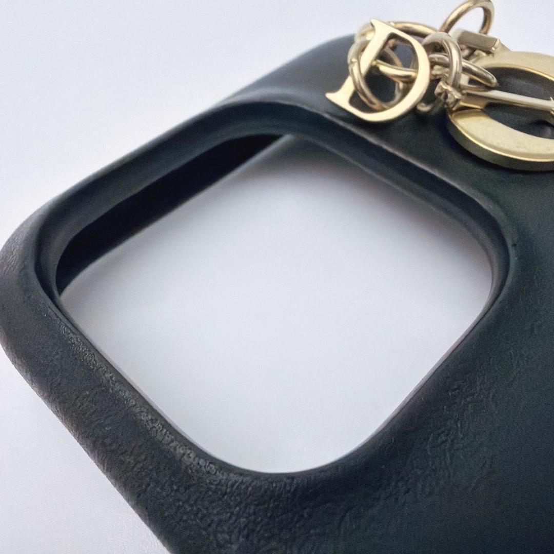 Dior ディオール カナージュ iPhone15Pro スマホケース ブラック