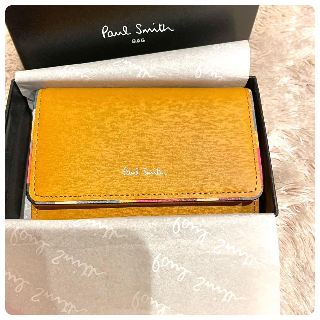新品未使用✨箱付き　ポールスミス　カードケース　ベージュ　Paul Smith
