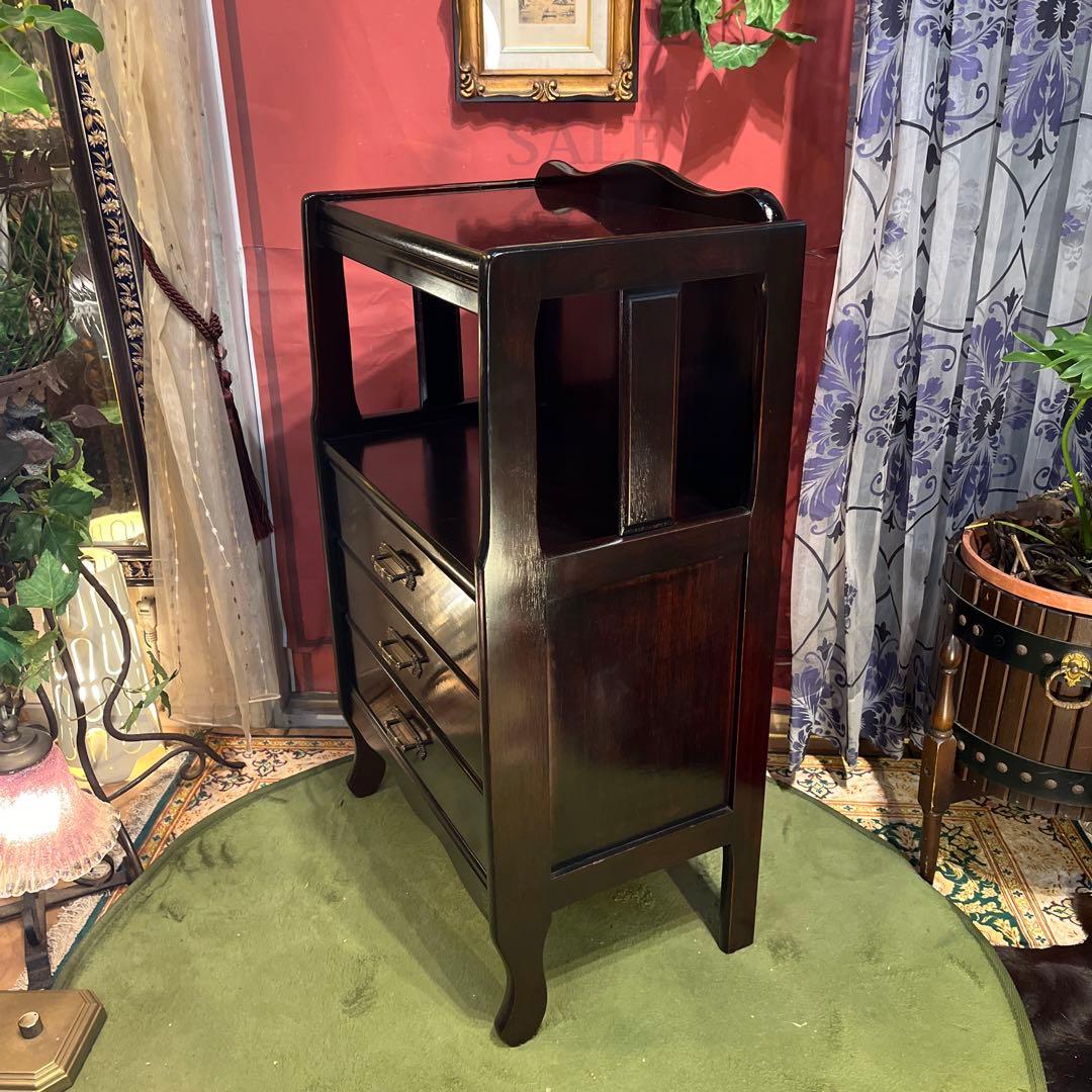 ヴィンテージ ニチハン　アンティークPT ３DR 　キャビネット　昭和レトロ