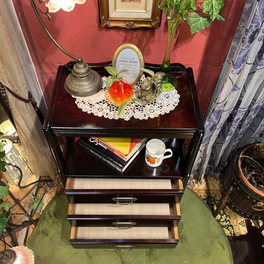 ヴィンテージ ニチハン　アンティークPT ３DR 　キャビネット　昭和レトロ