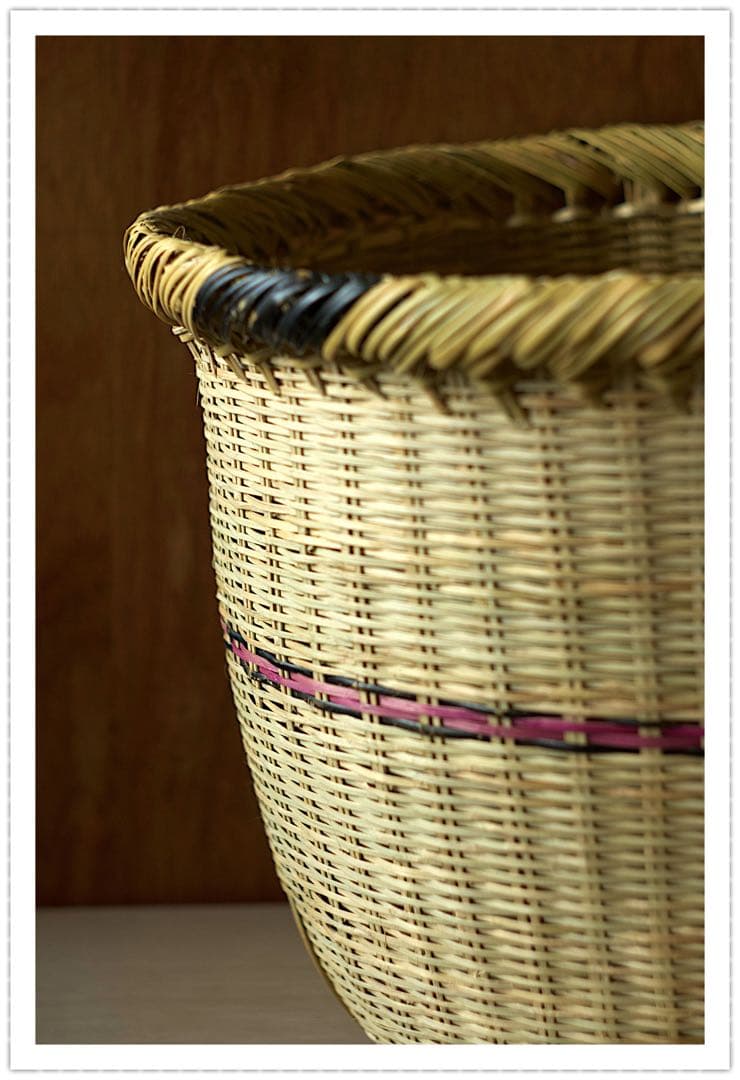 鳥越竹細工 竹籠 鈴竹 岩手 天然木 手作り 古民具 昭和レトロ インテリア