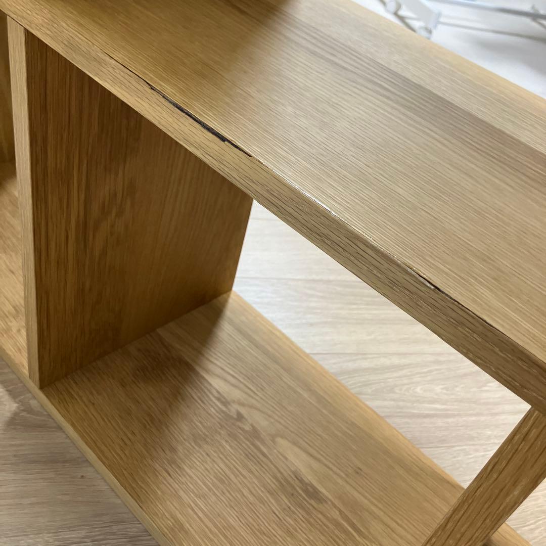 スタッキングシェルフセット・５段×２列・オーク材