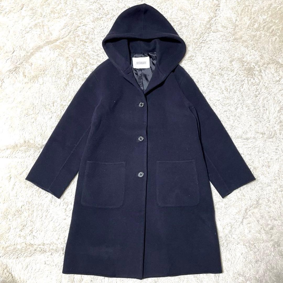 マッキントッシュフィロソフィー 定価6万 ショートビーバーフーデッドコート