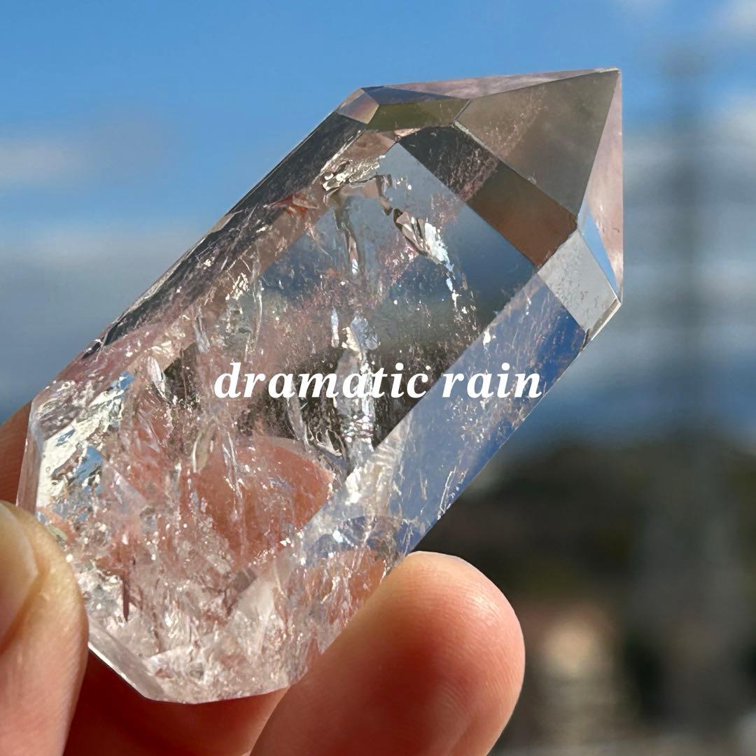 ピンククォーツ ポイント 天然石 置物