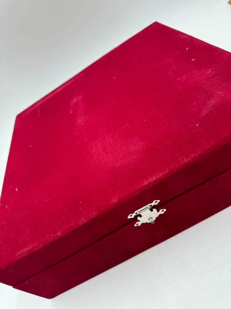 韓国製　八角螺鈿細工　漆器　螺鈿細工　小物入れ