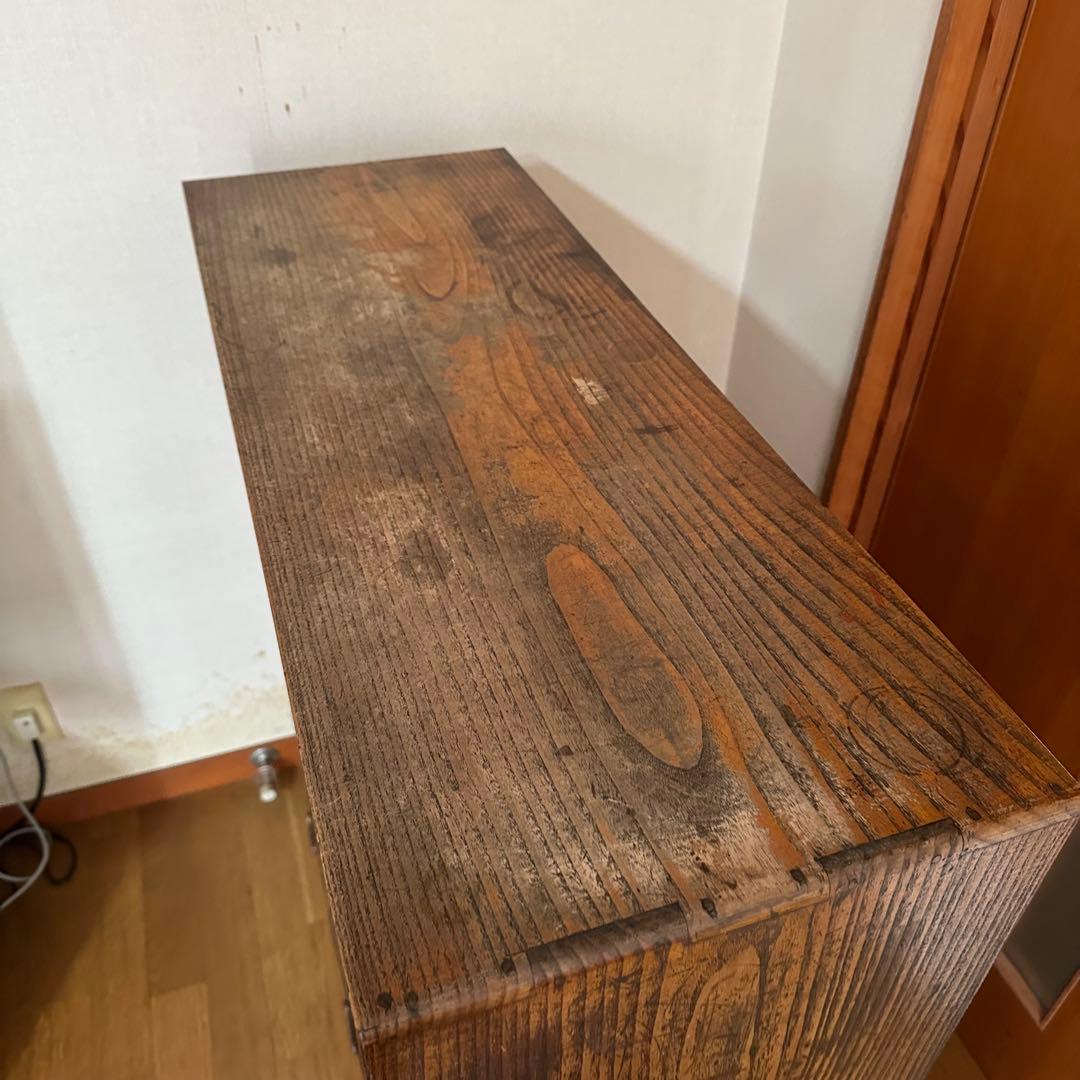 昭和レトロ　アンティーク茶箪笥 水屋箪笥 食器棚 飾り棚 茶棚　古家具