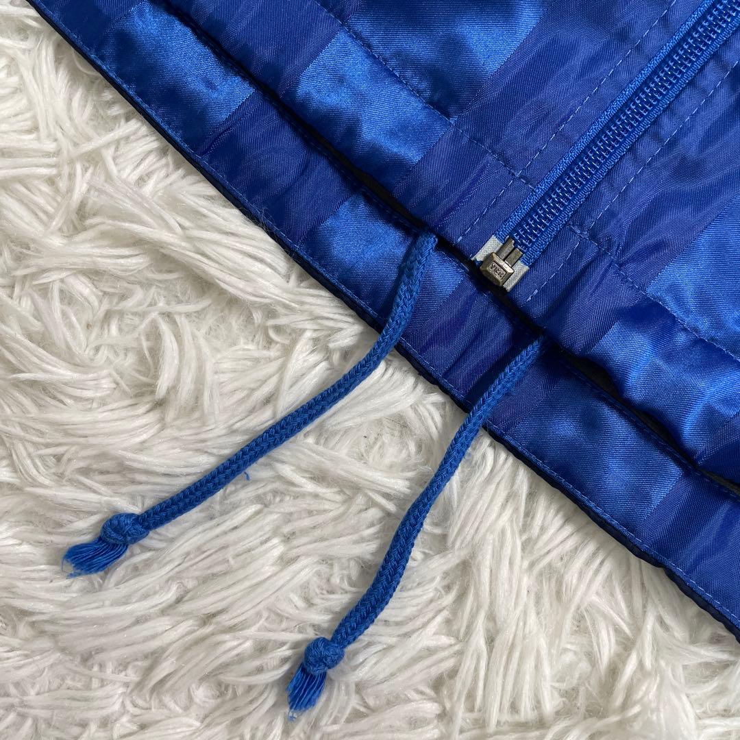 PUMA プーマ　上下セットアップ　青　ストライプ　光沢　スポーツジム　部活