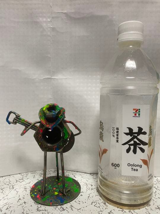 カエル　ブリキ　置物