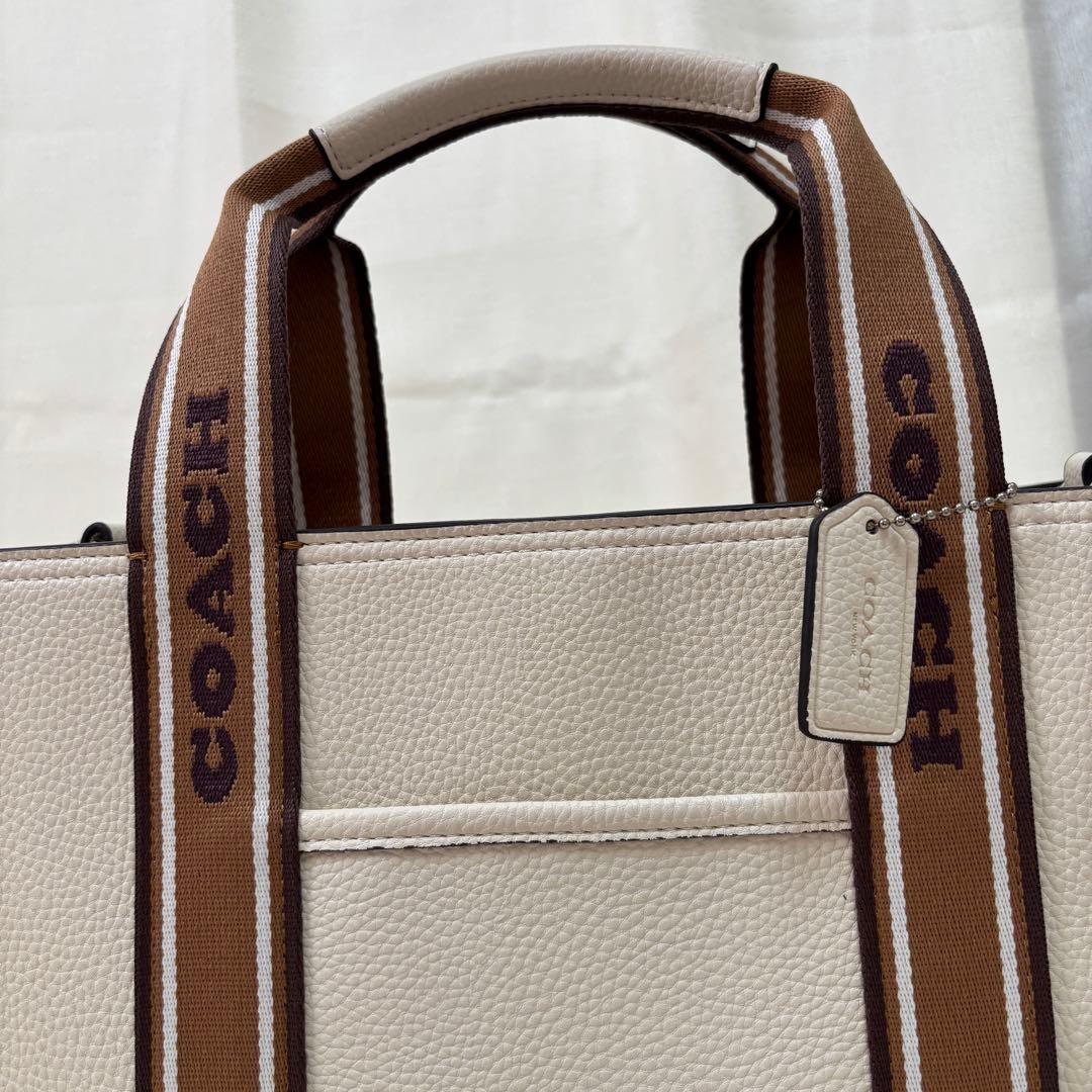 【みー】極美品✨COACH　ショルダーバッグ　スミス　トート 2way