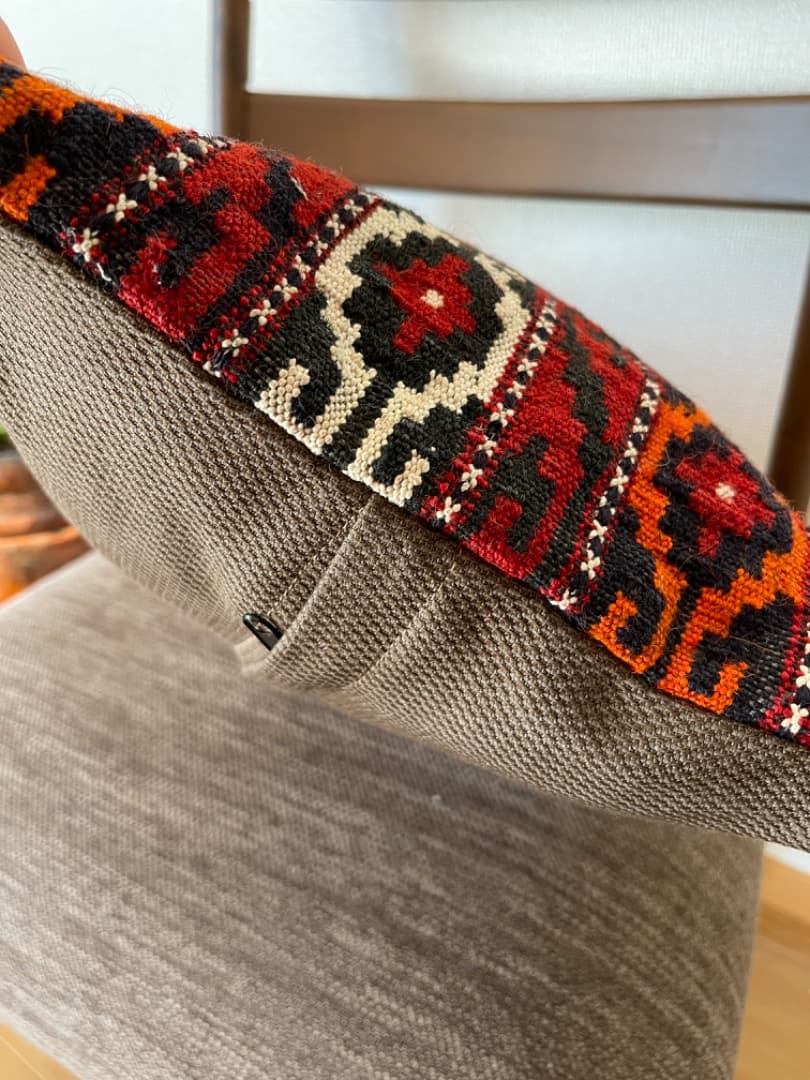 オールドキリムクッションカバー 　ヤムット