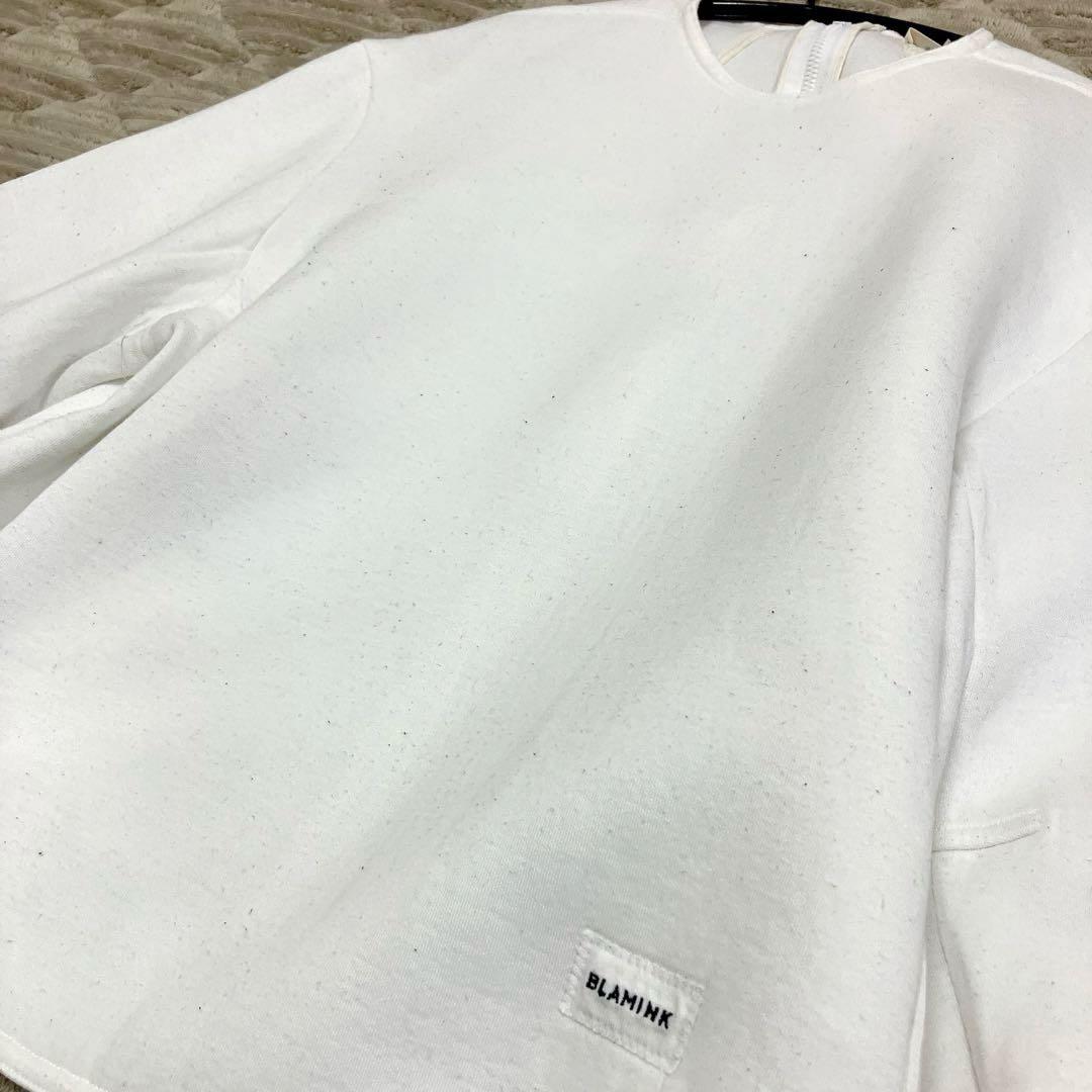 BLAMINK ブラミンク プルオーバー　スウェット　ホワイト