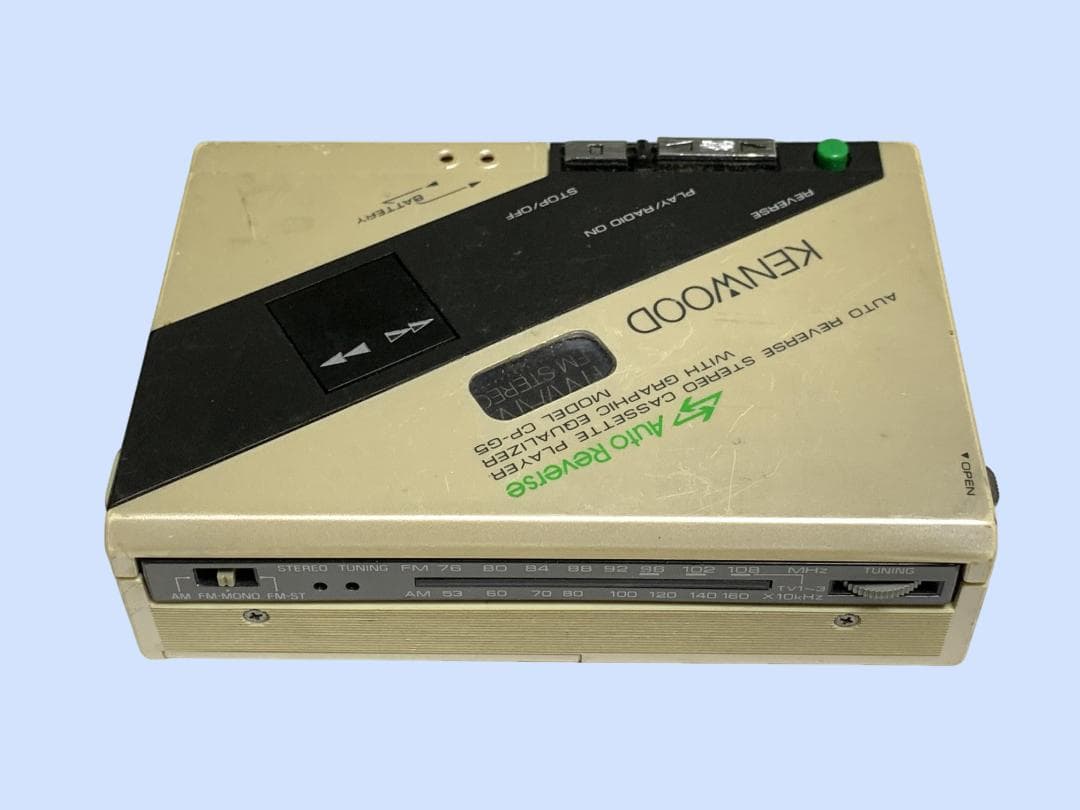 M8052 KENWOOD ポータブルカセットプレーヤー CP-G5