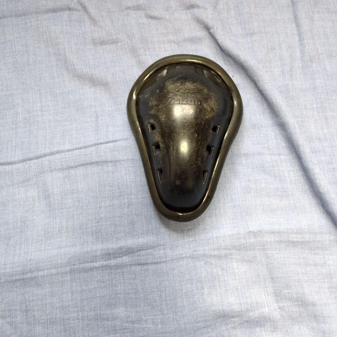 硬式ミズノキャッチャー防具セット 紺 ヘルメット付き