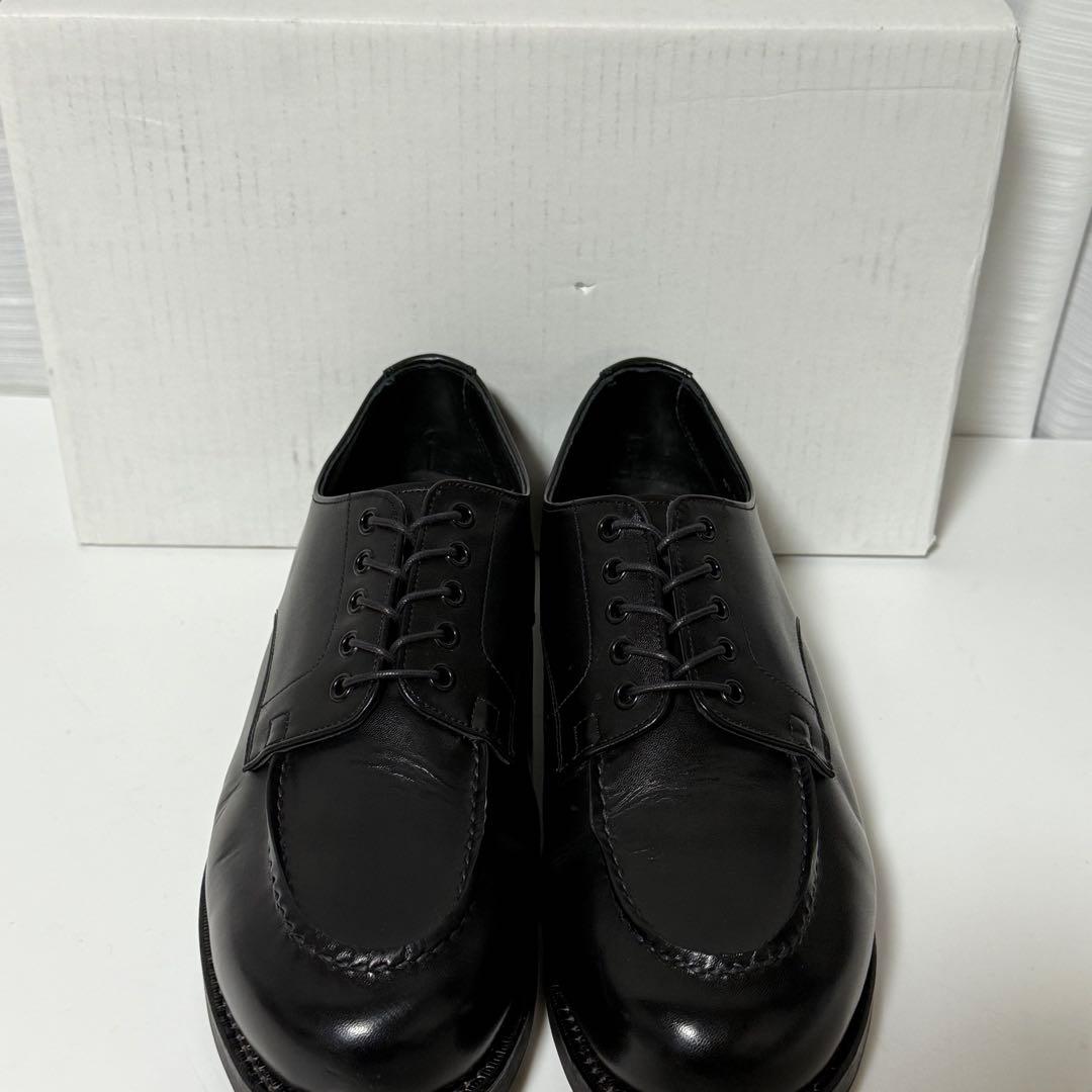 ⭐️極美品⭐️　三陽山長　ビジネスシューズ　モカシン　レースアップ　ブラック