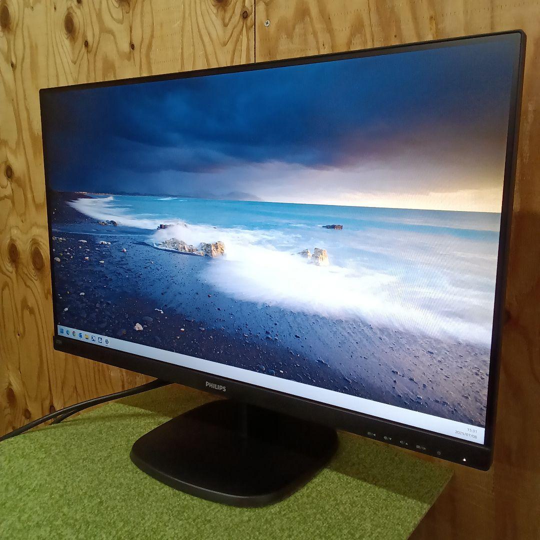 27インチ 液晶モニターPHILIPS 273V7QDAB/11 2021年製⑥