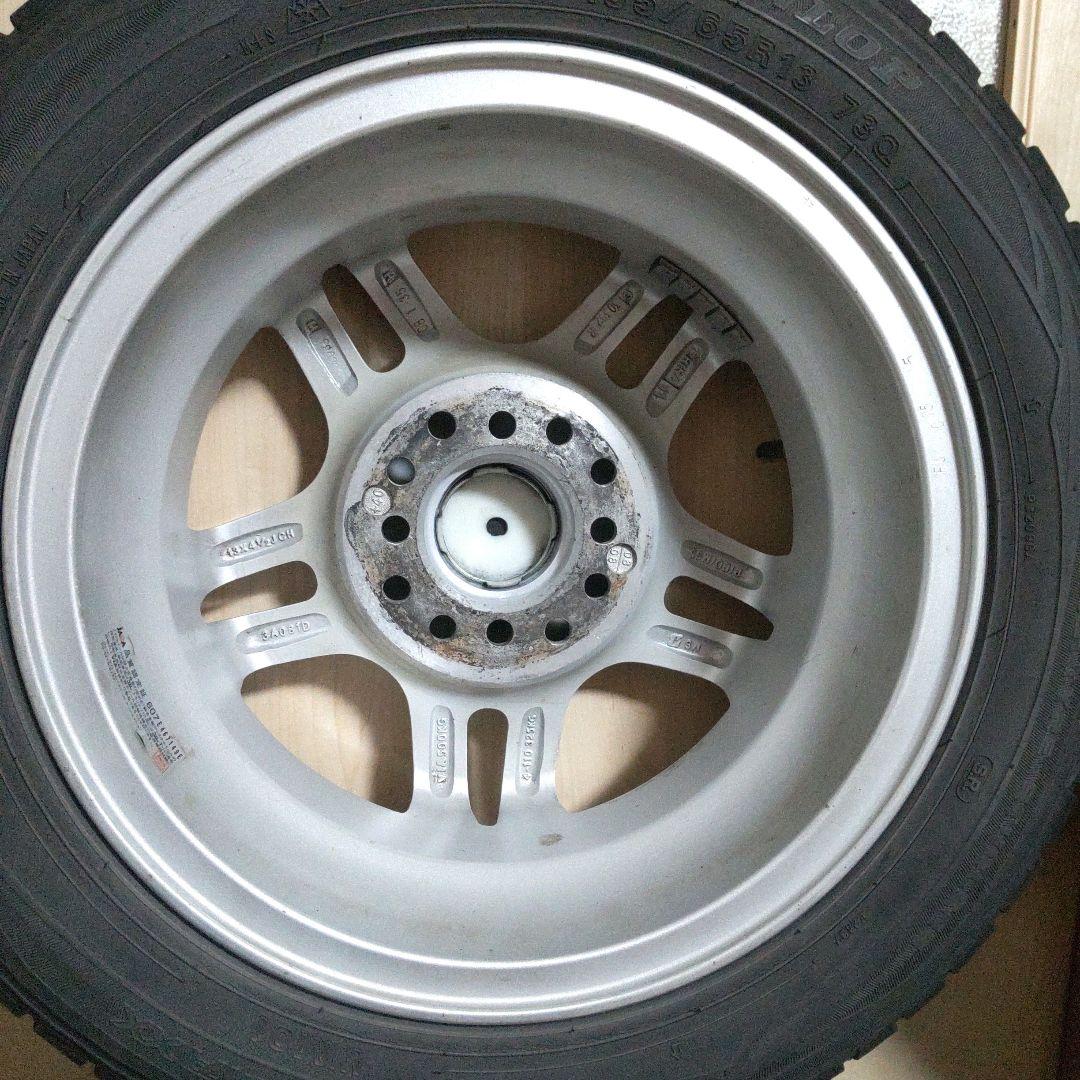 アルミホイール付きスタッドレスタイヤ 155×65R13