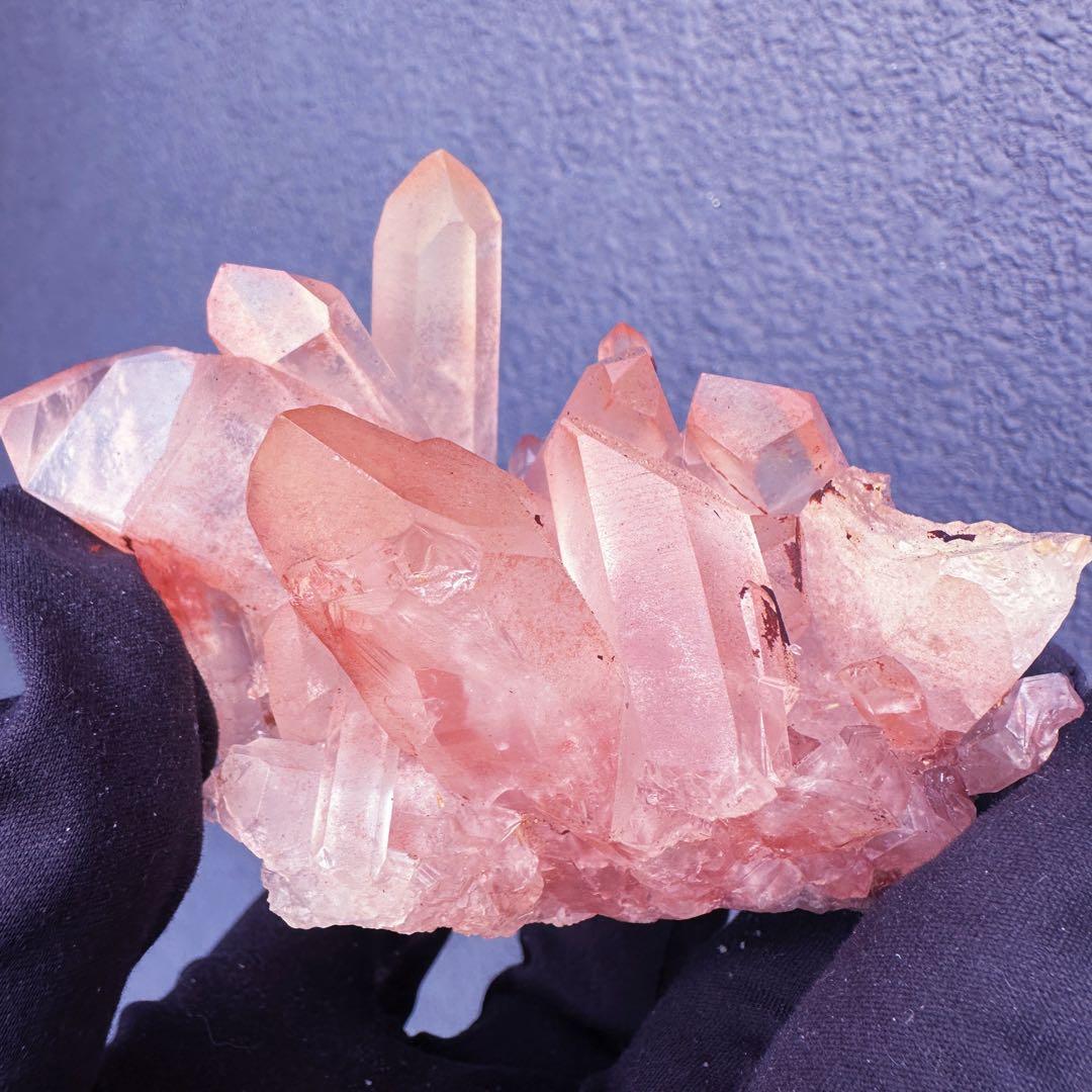 爆レア❗️浄化❗️超綺麗♡超強いパワー ピンク ヒマラヤ クラスター天然石A1466