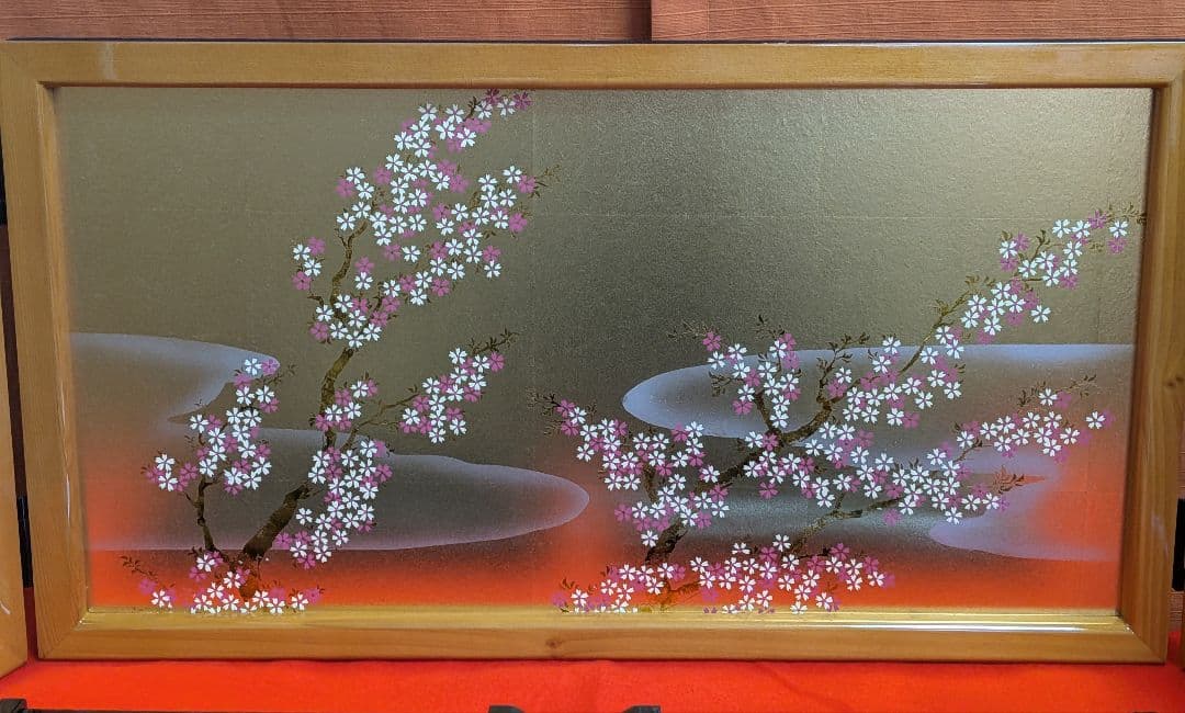 ひな祭り 雛人形　三段飾り　オルゴール付　秀華作　1/2（2/2の購入も必要）