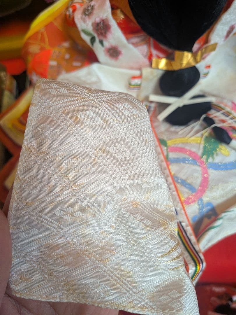 ひな祭り 雛人形　三段飾り　オルゴール付　秀華作　1/2（2/2の購入も必要）