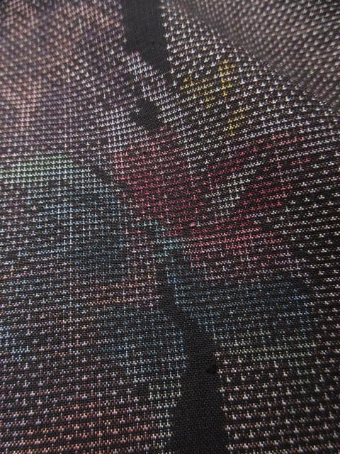 新古品！純泥染＊７マルキ＊本場奄美大島紬＊友原織物＊着物＊１６０ｃｍ＊裄６４