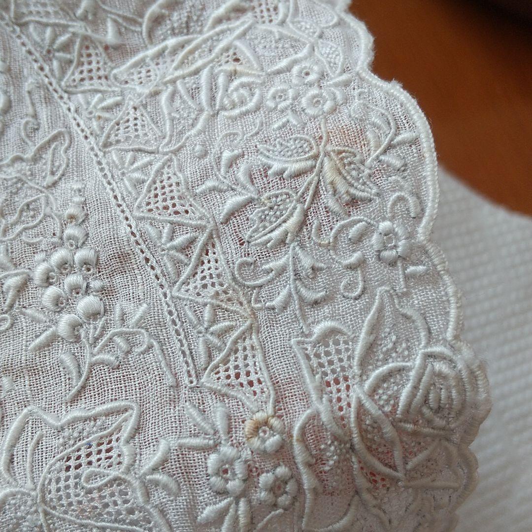 希少 高級品 スワトウ ヴィンテージ レース ハンカチ