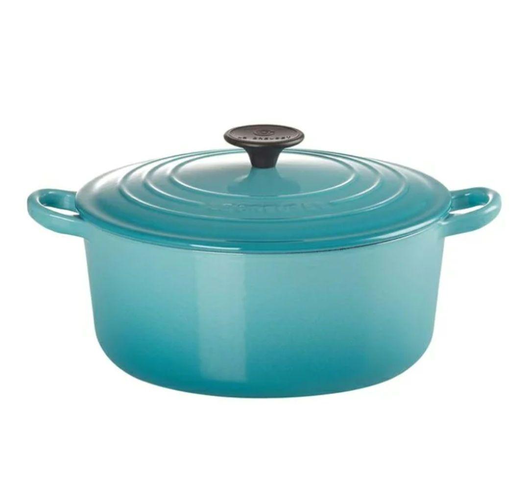 LE CREUSET オーバル　 27cm 　カリビアンブルー