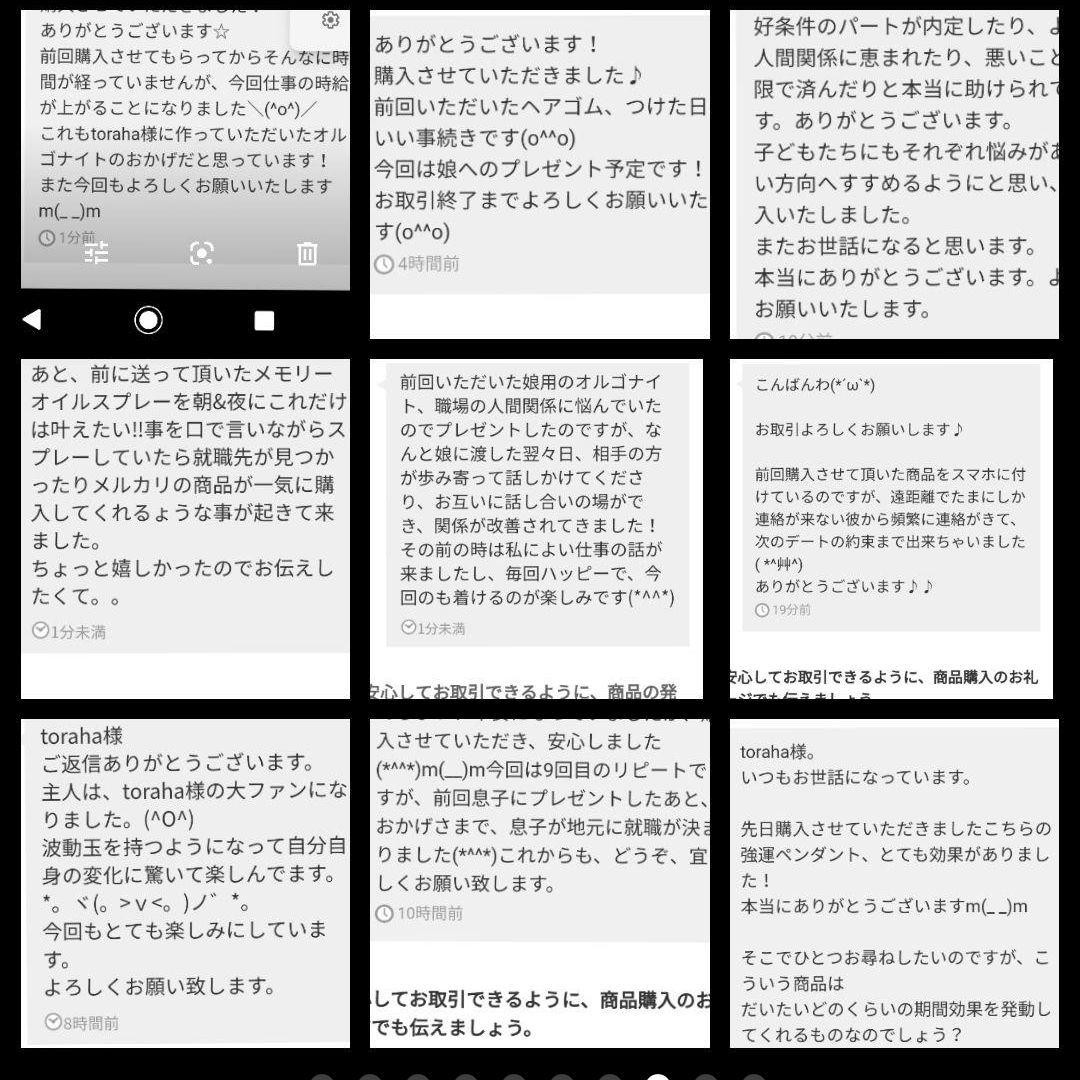 生命力UP☆宝珠オルゴナイト②（願い叶えるメモリーオイル封入）