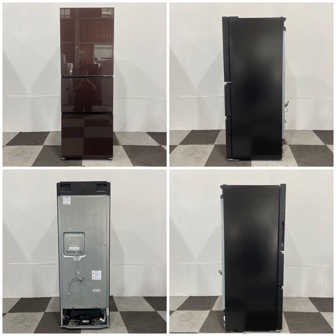 ハイセンス 冷蔵庫 HR-G2801BR 282L 2021年 家電Ap2102