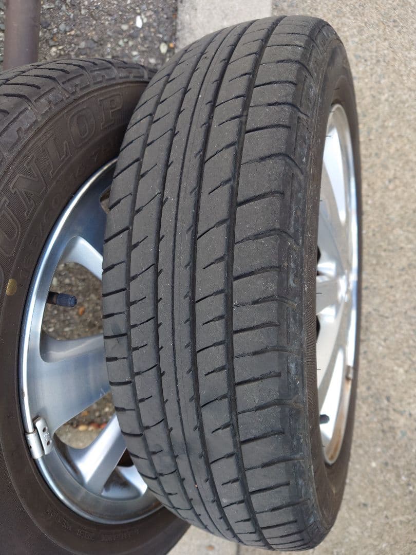 引き取り限定　スズキ　エブリィワゴン　純正　タイヤ　アルミホイール4本セット